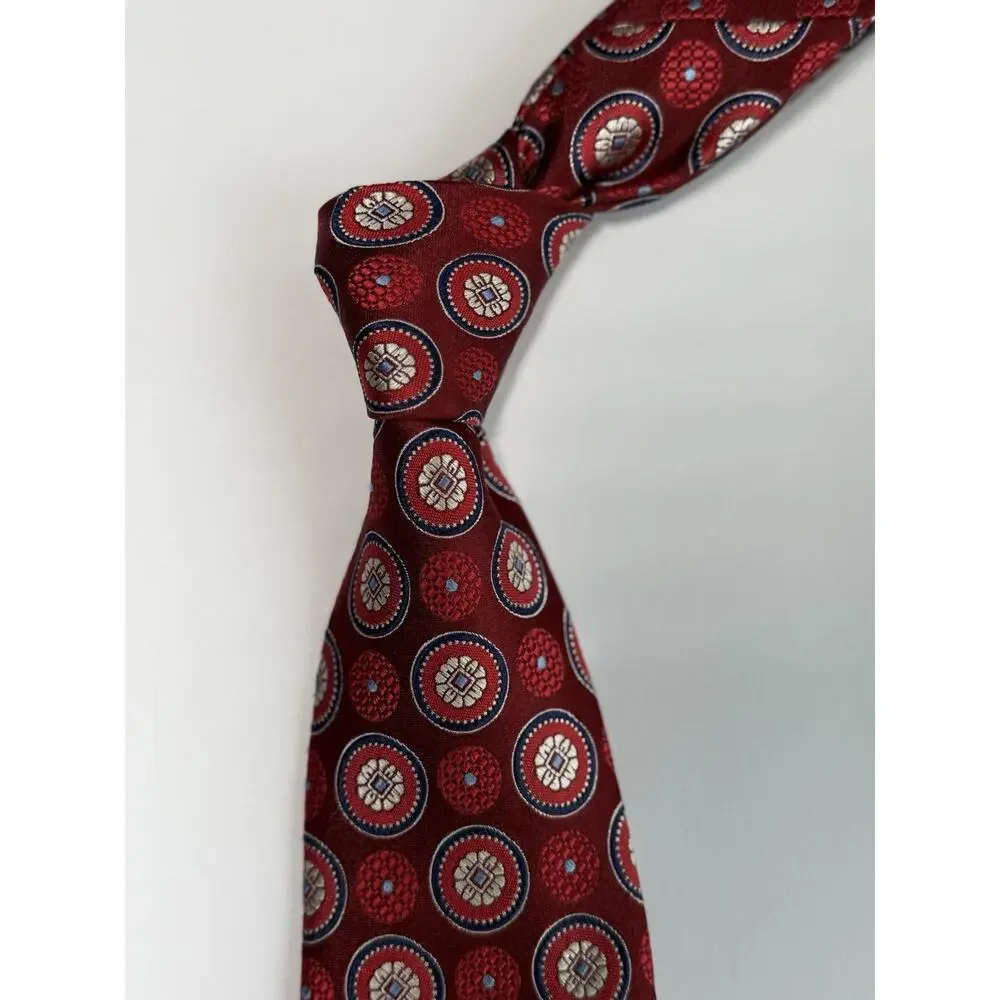 Daniel CREMIEUX‎ Signature Collection Red 100% Silk Tie Limited Edition 495/558